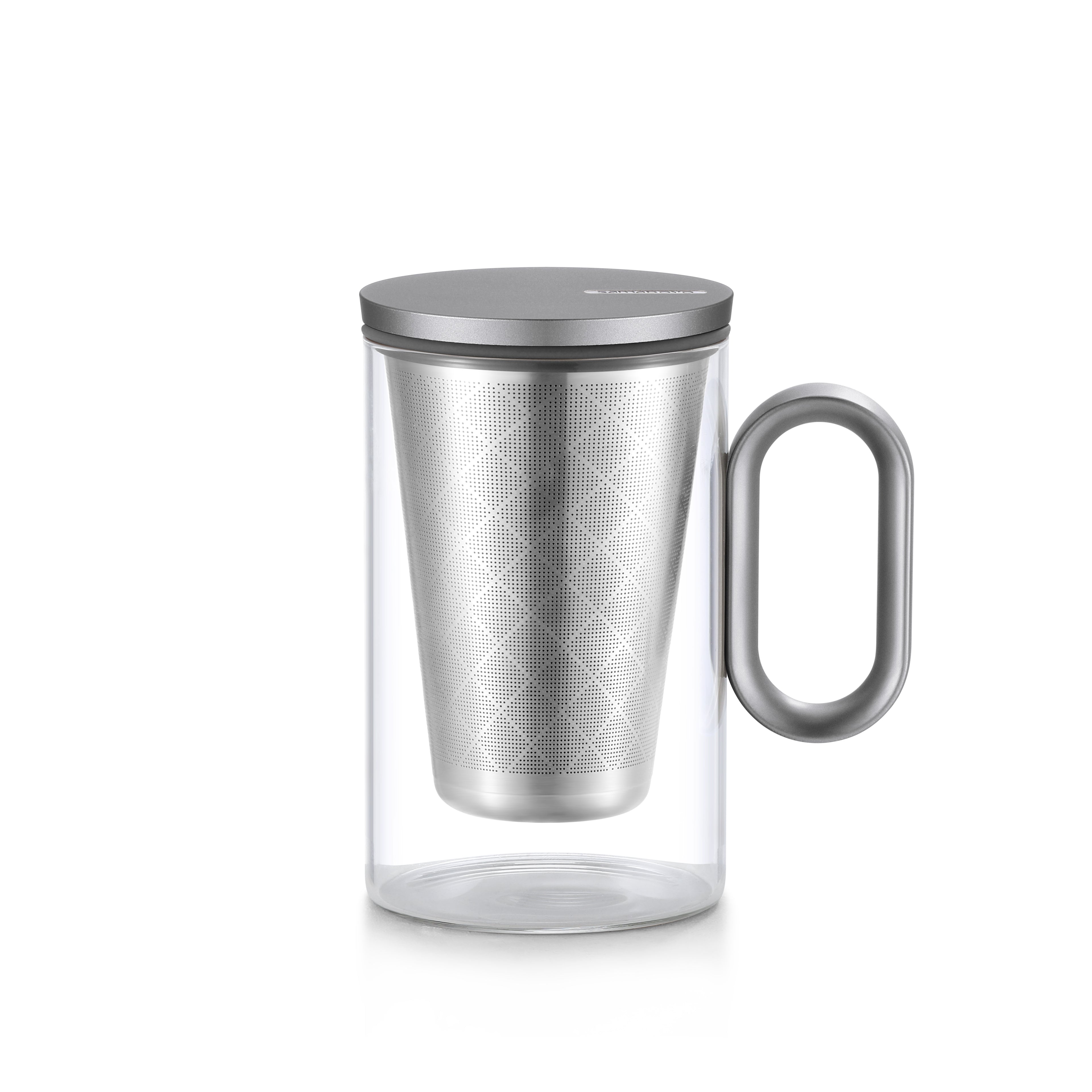 Tasse à thé Octagon Silver (500 ml)