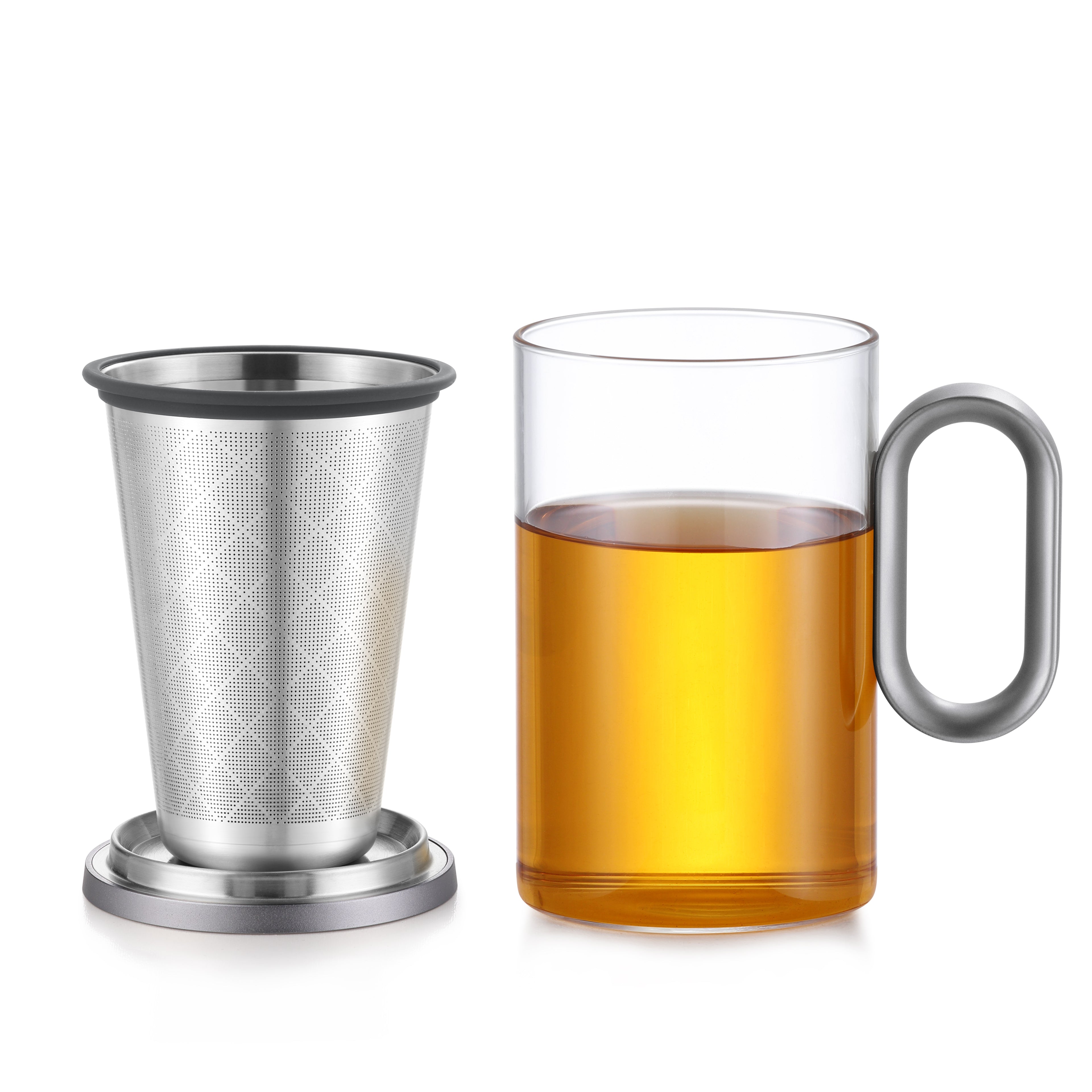 Tasse à thé Octagon Silver (500 ml)