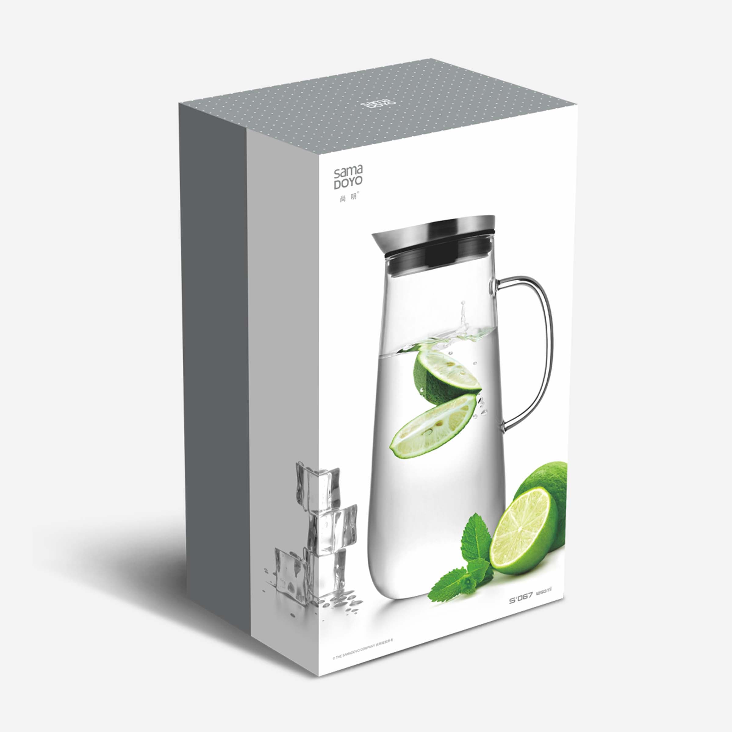 Carafe en Verre Oval (1250 ml) - SAMADOYO