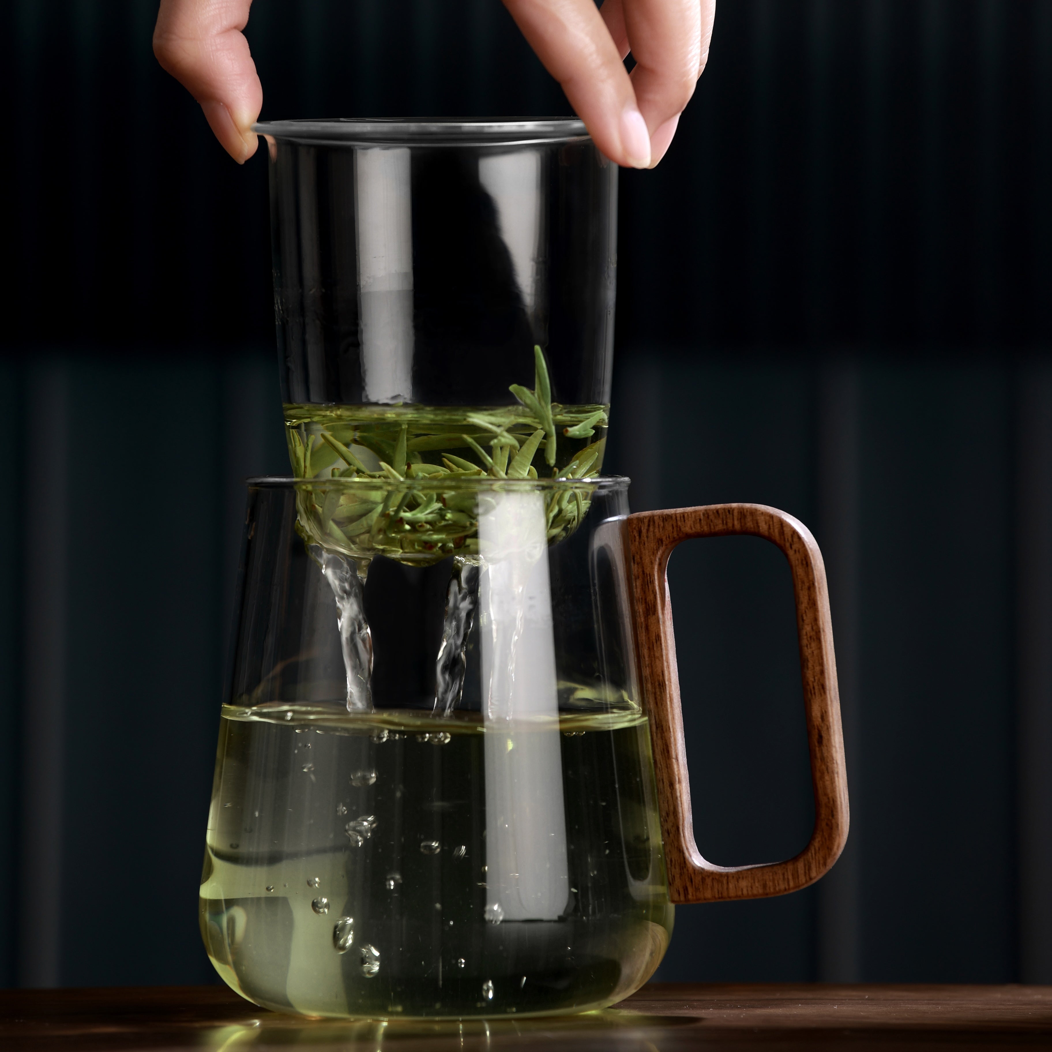 Tisanière Oval Chestnut (550 ml)