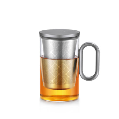 Tasse à thé Octagon Silver (500 ml)