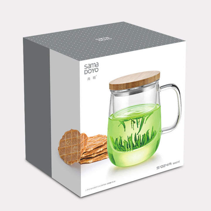 Herbal Tea Oval - Bamboo (500 ml) - SAMADOYO